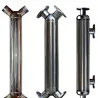 Stainless spiral shell and tube heat exchanger evaporator condenser industrial China heat exchanger