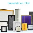0.3 micron 99.99% H11 H12 H13 H14 PP Polyester Glass fiber paper Pleated air purifier Hepa Air Filter