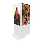 65 Inch Tv 55 65 Inch Poster Tv Touch Screen Lcd Totem Double Side View Ultra Thin Led Digital Signage Display