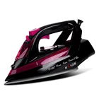 2400W Powerful Electric Garment Steamer Steam Iron For Clothes Nonstick Soleplate 3 Level Adjustable Temperature Wet Dry