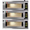 high quality three layers three deck electric baking oven commercial electric pizza oven