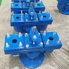 Professional production ductile cast iron automatic flanged double orifice air valve