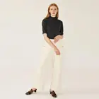 Hot sale ladies trouser pant jeans denim european design