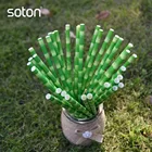 100% Biodegradable Drinking Straw Compostable PLA Sraw Bio Degradable Straws Black