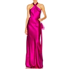 Partially Satin Lined Romantic Party Sexy Evening Dress