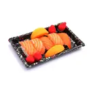 disposable sushi tray plate food container box plastic packaging delivery box