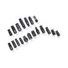 Coat accessories plastic cord stopper lock plastic horn adjustable toggle coat buttons