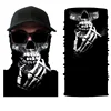 Promotional black halloween face shields mask bandana skull bandana pirate scarf bandana