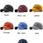Men Women Plain Cotton Washed Twill Low Profile Baseball Cap Hat