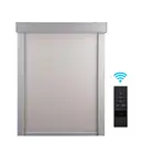 Blackout Motorized Fully Sealed Cover Roller Blinds With Side Channel Roller Blinds Window Curtains