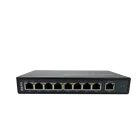 Factory OEM 10/100/1000Mbps 9 ports fast Ethernet managed network switch
