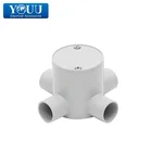 YOUU Australia Standard Electric PVC Conduit Fittings Deep Junction Box 20mm 4 Way DJB4-20