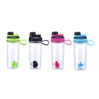 2020 Hot Selling 700ML Bpa Free Plastic Sport Shaker Water Bottle Protein Shakes Bottle With Plastic Mxing Ball
