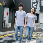 Blank O Neck Short Sleeve Cotton T Shirt for Men Custom Design Clothing Manufacturer