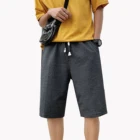 Wholesale Chinos jogging men knee length Black cotton fintes shorts