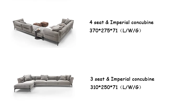 nordic italy cloth sofa 7 seater sofa set luxury