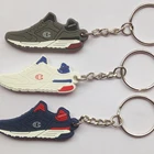 Plastic Rubber Material Football Club Keychain