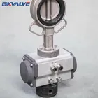 Stainless Steel Pneumatic Wafer Butterfly Valve