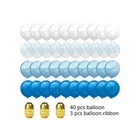 40Pcs 12inch Latex Balloons Transparent Polka Dots Balloon Party Birthday Decoration Valentine's Day Wedding Decorations
