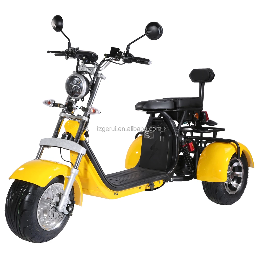 Coc 1500w 2000w Eec City Coco Three Wheels Electric Trike Tricycles