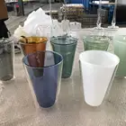 Cold hot Handmade Water Tea Coffee Drinking Double Wall Borosilicate Glass Cup