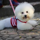 Custom Adjustable Soft Fashion Reversible Easy Walk Dog Leash Set And Body Vest Pet Harness