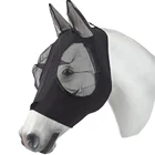 Horse Stretch Horse L Ycra Mesh Fly Mask With Ear Fly Mask