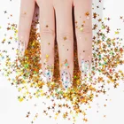 Star Nail Glitter Nails 12 Colors Star Shape Laser Shining Holographic Nail Sequins Glitter