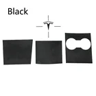 Tesla model 3 warp kit black carbon fiber center console cover decoration car accessories