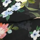 100% viscose digital printing party fancy floral dress fabric