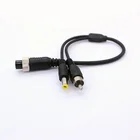 4pin aviation cable Aviation To RCA DC Cable rear view camera cable For Backup Camera DVR