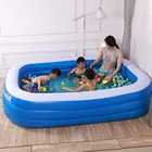 Graphic Customization Popular Design Rectangular 130cm Small Inflatable Kiddie Pool