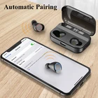 Mini Wireless Earphones 5.0 Power Display Touch Control IPX7 Sport Stereo Earbuds 3000mAh Earpieces Earphones