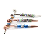 Women Smoking Weed Fashion Women Multi Color Tobacco Pipe 186 Mm Metal Weed Smoking Pipes Accessories
