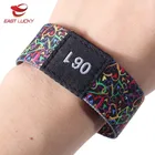 Eastlucky Custom polyester elastic wristband with logo