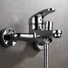 bathtub bathroom faucets brass three 3 way with water saving filter low pressure 1 single handle bath shower mixer faucet