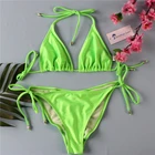 Hot selling String Micro Bikini Set Two Pieces Girl Removing Bikinis Beachwear Wholesale