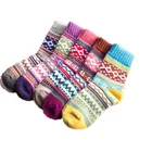 Hot Sale Autumn And Winter Thickened Warm Women Ladies Wool Socks