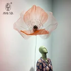 AES001 wedding ornaments corn poppy silk paper flower