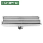 New bathroom 300mm barbecue stainless steel floor drain