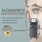 Water Cooling System Long Pulse Nd Yag Laser Gentlemax Pro Alexandrite Laser Hair Removal Machine