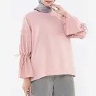 Hot Selling Islamic Clothing Dubai Abaya Kaftan With Ladies Office Wear Tops