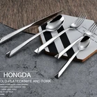 Hollow Handle Elegant 18 10 Stainless Steel Dinnerware Sets 304 Metal Cutlery Set
