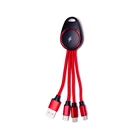 Gifts Corporate With Wholesale Gifts Items Corporate 3 In 1 USB Cable Keyring USB Charger With LED Light Up Logo
