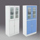 Commercial Furniture 4 layer Glass Door Small Steel office File Cabinet Rack