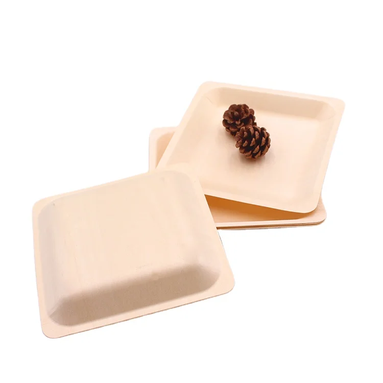 Good Quality Eco-Friendly Biodegradable Disposable Bamboo Leaf Plates For Party