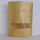Custom eco friendly kraft paper bags food grade for tea packing