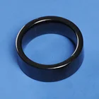 Open design Jewelry ceramic ring with Right angle