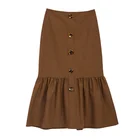 Custom 100% cotton summer fashion women skirt