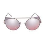 Vintage Round Sunglasses Women Lens Mirror Sunglasses Female Brand Design Metal Frame Circle Glasses
